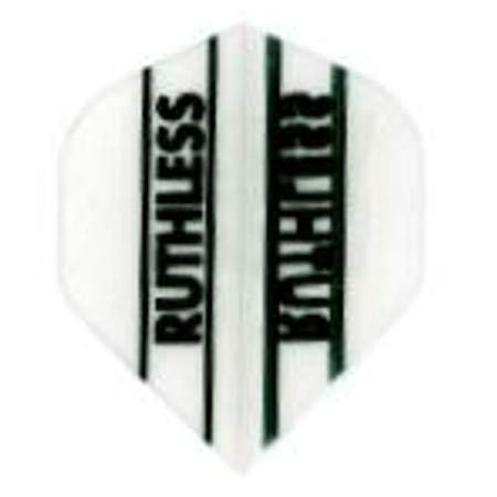 MS-DARTSHOP Dart-Flight Ruthless Standard Klar (Durchsichtig) von MS-DARTSHOP