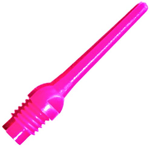 MS-DARTSHOP Key Point Softdart Spitzen 1000er Beutel, Incl. 1 Satz Flights (Pink) von MS-DARTSHOP