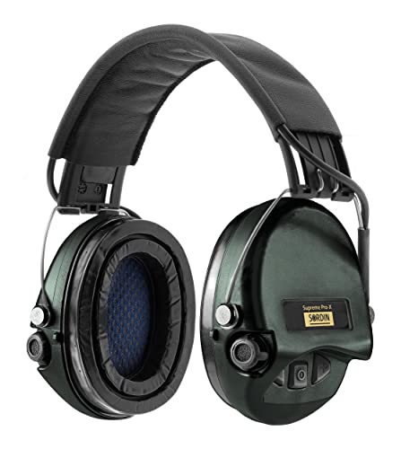 MSA SORDIN Erwachsene Schalldichte Kopfhörer Supreme Pro X, schwarz, One size, SUPREME_PRO_X von MSA SORDIN