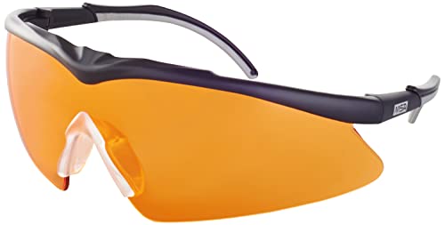 MSA TecTor taktische Schutzbrille - kratzfeste Anti-Beschlag-Beschichtung - für Airsoft- & Paintball-Spieler - Orange von MSA