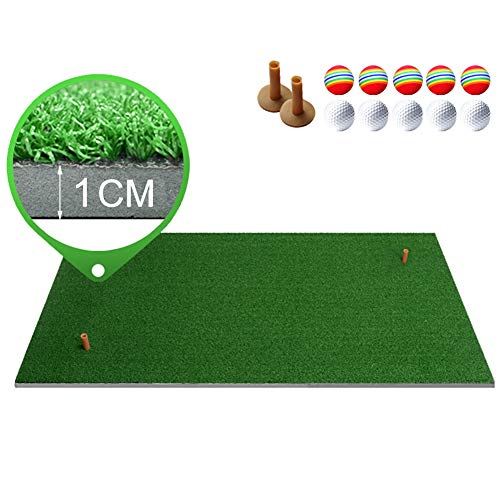 MSM Fortgeschrittene Golfmatte,Dick Golf Übungsmatte Standard-golfschwungmatte Für Indoor Outdoor Hinterhof Startseite,Tragbar Abschlagmatte Grün A 100x150cm von MSM