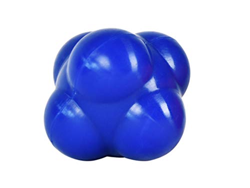 MSPORTS Reaktionsball zum Trainieren der Reaktionsschnelligkeit - Durchmesser 10 cm - Fitnessball (Blau) von MSPORTS