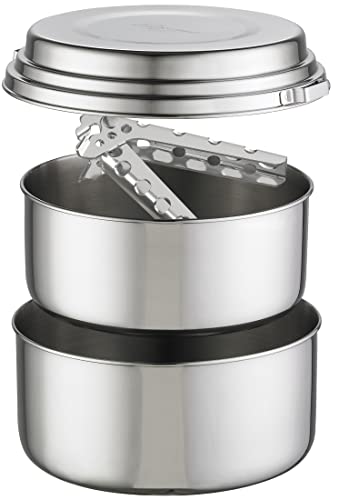 MSR (Mountain Safety Research) Kochgeschirr Alpine 2 Pot Set, Silver, One Size, 21720 von MSR