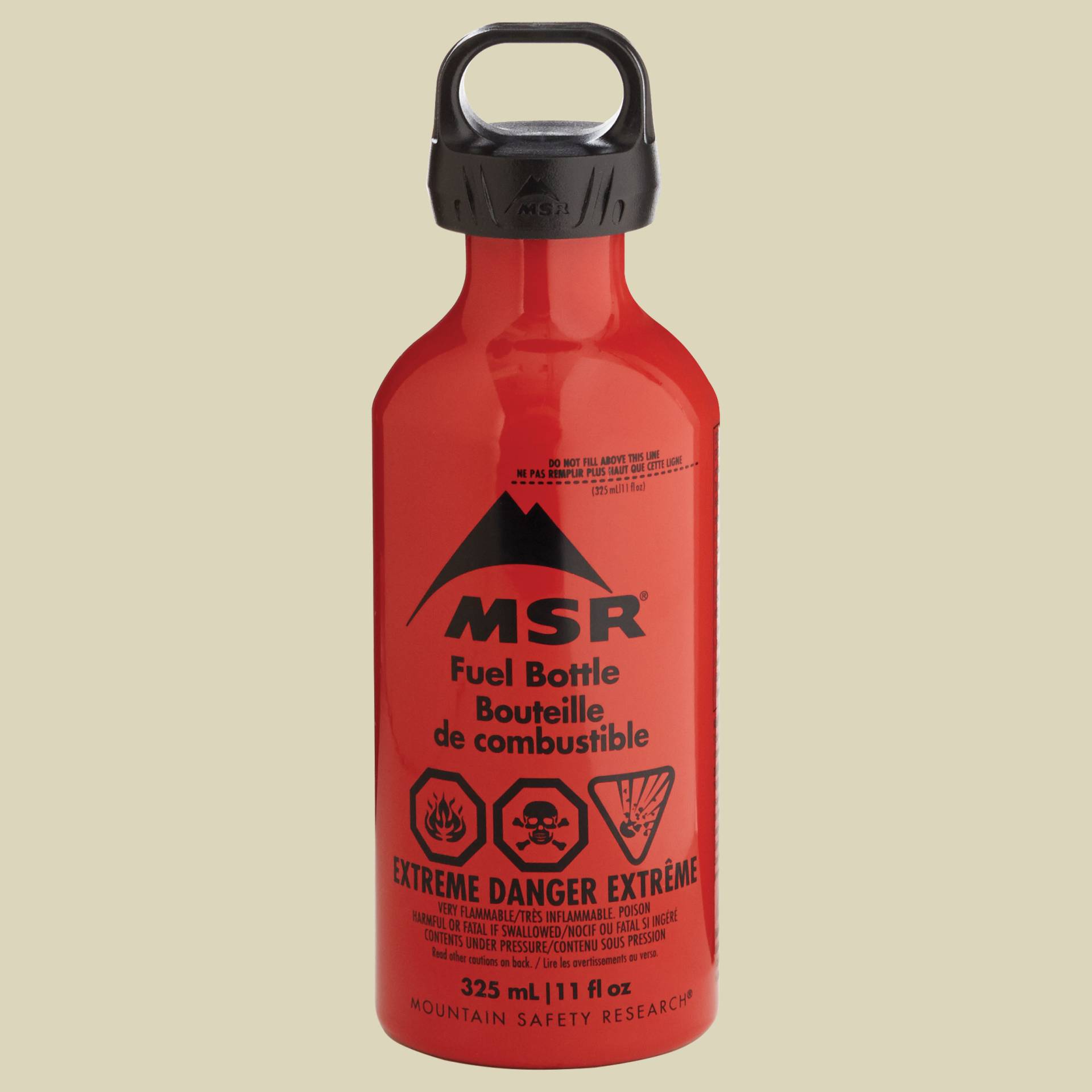 MSR Brennstoffflasche CRP Cap Volumen 325 Farbe rot von MSR