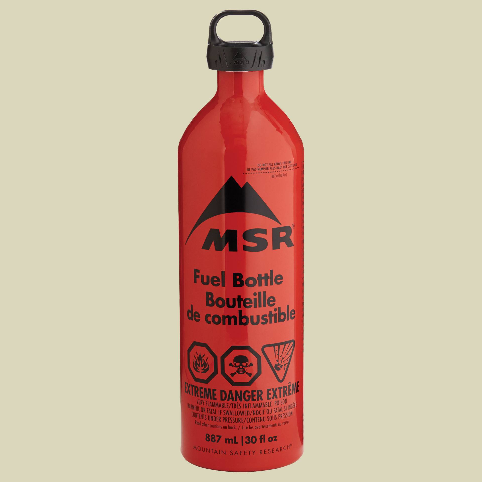 MSR Brennstoffflasche CRP Cap Volumen 887 Farbe rot von MSR