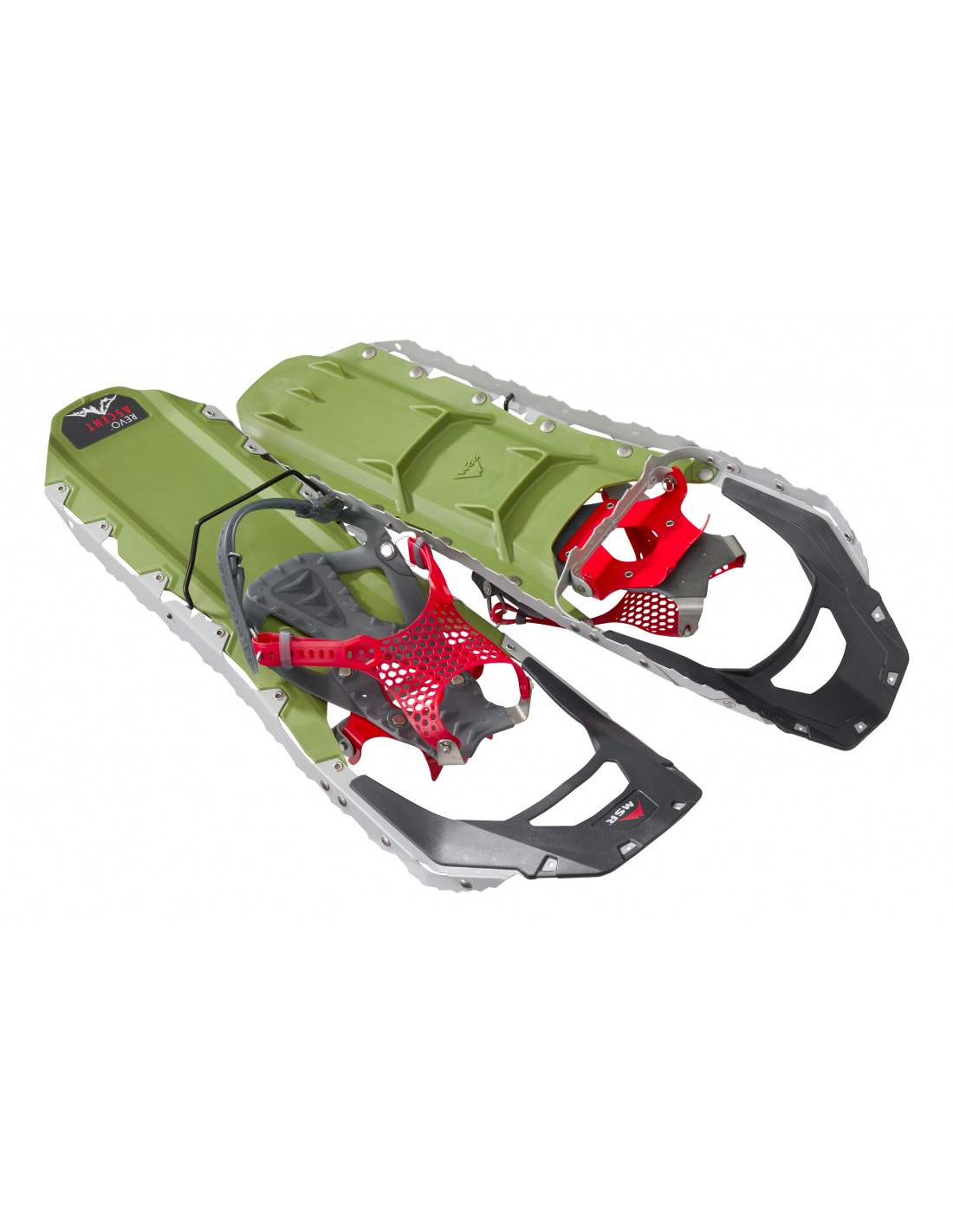 MSR Revo™ Ascent M25 Schneeschuhe, 64cm Produkt nach Körpergewicht - bis zu 100 kg, Schneeschuhfarbe - Grün, von MSR