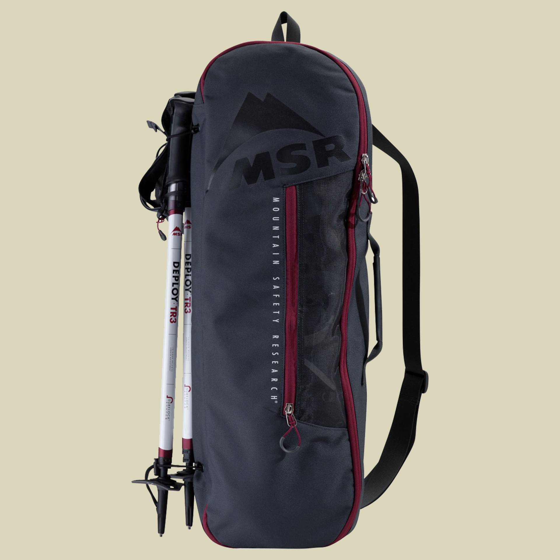 MSR Snowshoe Bag MSR Schneeschuhtasche schwarz von MSR