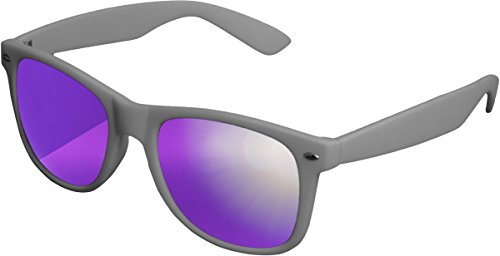 MSTRDS Likoma Mirror Unisex Sonnenbrille Für Damen und Herren mit verspiegelten Gläsern, grey/purple von MSTRDS