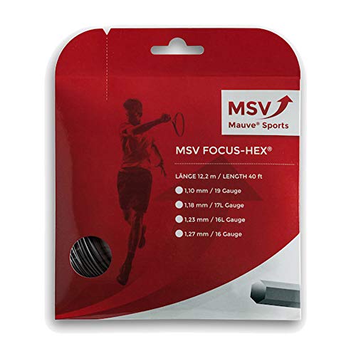 MSV Focus Hex 12m schwarz Saitenset 1.23mm von MSV
