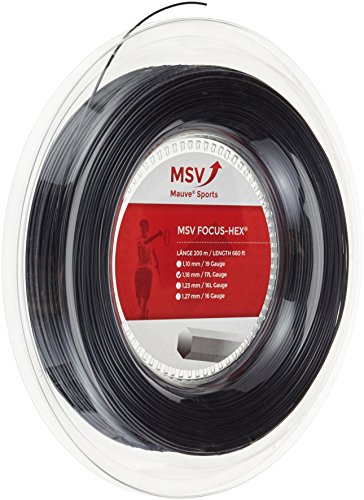 MSV Focus-Hex Seil, Unisex, für Erwachsene, 48571, Schwarz, 1.10 von MSV