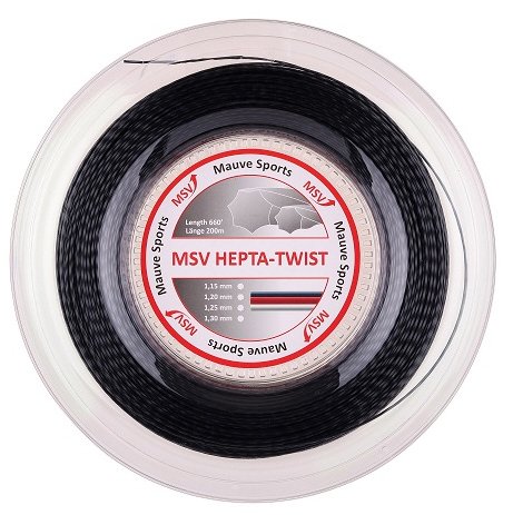 MSV Hepta Twist 200m 1.15mm schwarz von MSV