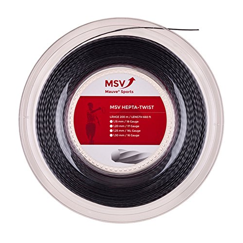 MSV Hepta Twist 200m 1.20mm schwarz von MSV