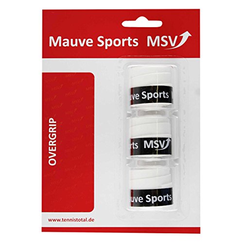 MSV Overgrip Prespi-Absorb 3er Pack, Weiß, 0356260120300000 von MSV