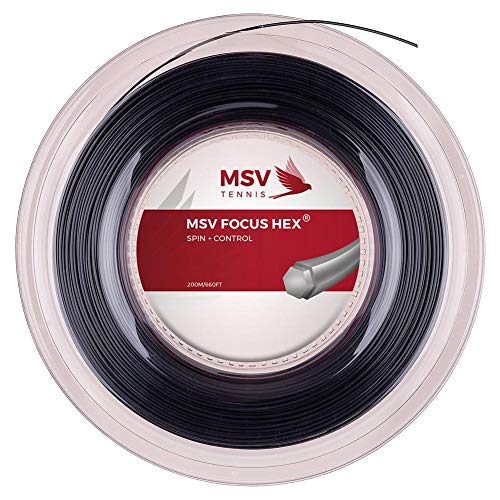 MSV Saitenrolle Focus-HEX, Schwarz, 1.10mm, 0355000126800001 von MSV