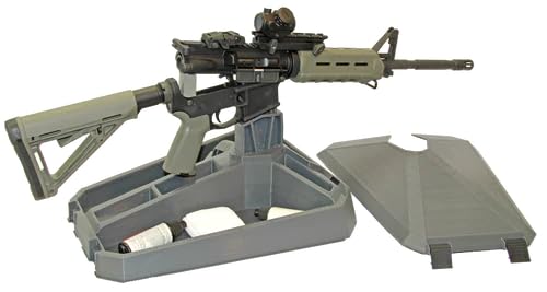 MTM Unisex-Erwachsene Modern Sporting Rifle Maintenance & Display Stand Wartungsständer, Dunkel_Grau, Einheitsgröße von MTM