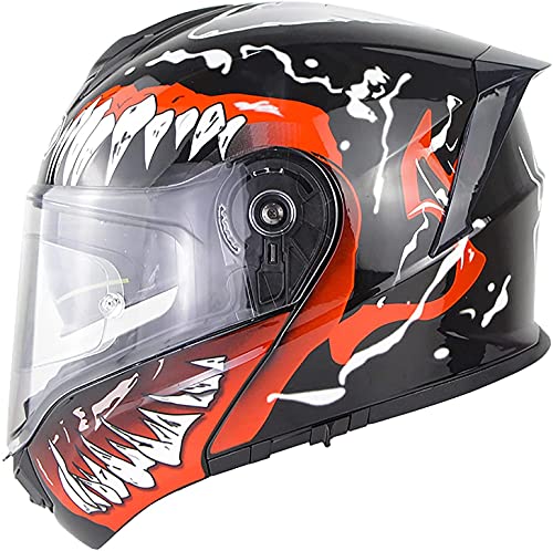 Motorradhelm Reservierter Bluetooth-Kopfhörerschlitz Große Schnalle Nagel Außenlinse Jethelm Großer Kopfumfang Helm DOT/ECE-Zertifizierung(Color:A;Size:4XL) von MTTKTTBD