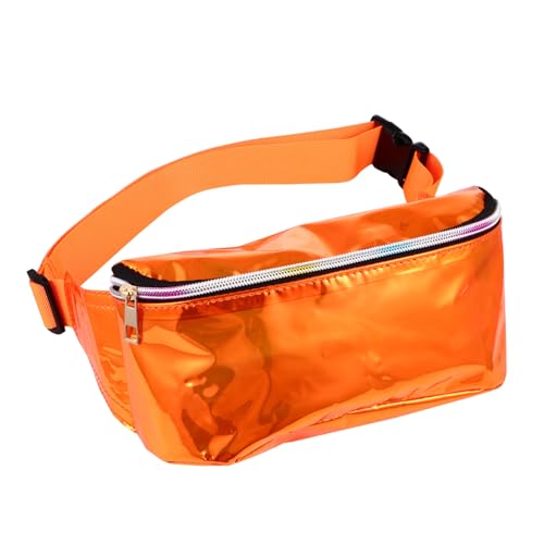 MUCKLILY Transparente Brusttasche Damen PVC Hüfttasche mit Reißverschluss Langlebig Verschleißfest Modisch Multifunktional Leichte Umhängetasche für Alltag und Reisen von MUCKLILY