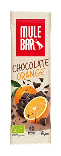 MULEBAR Unisex-Adult Chocolat Orange 40g (boite de 15 barres), schwarz, One Size von MULEBAR