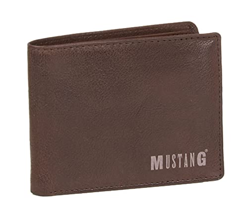 MUSTANG Fresno Leather Wallet Brown von MUSTANG