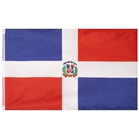 Dominikanische Republik Flagge MUWO "Nations Together" 90 x 150 cm von MUWO