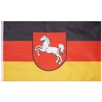 Niedersachsen MUWO "Deutschland" Flagge 90x150cm von MUWO