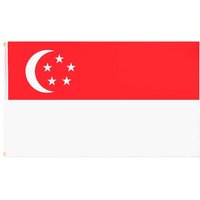 Singapur MUWO "Nations Together" Flagge 90x150cm von MUWO