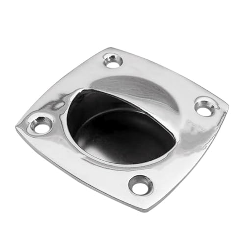 MVOSJFIE 1 STK. Marine Spülpulli Schiebetürgriff Pull Square Zuggriff Silber Edelstahl für Motorboot Marine Wohnmobil Kabinenzubehör von MVOSJFIE