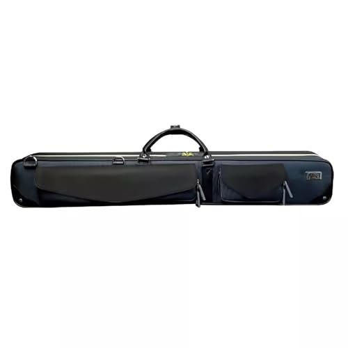 MXMZSRTH Billardqueue-Koffer Billard-Queue-Tasche 7 Löcher Neun-Ball-Queue-Tasche 12 Löcher Pool-Queue-Eimer 1/2 Pool-Queue-Röhre Queue-Eimer(Blau) von MXMZSRTH