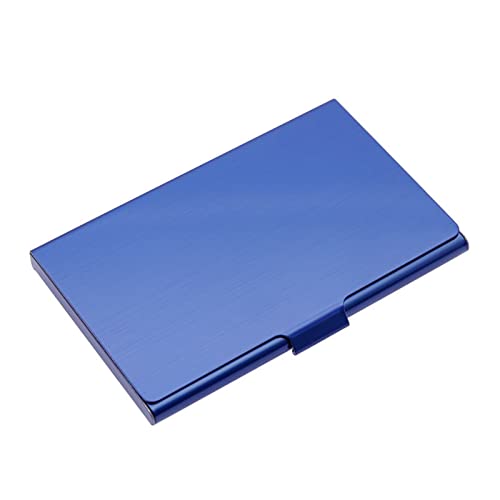 MXMZSRTH Geschäftskartenhalter Personalisierte Visitenkartenbox aus Edelstahl (Farbe : Blau, Size : 93x58x7mm) von MXMZSRTH