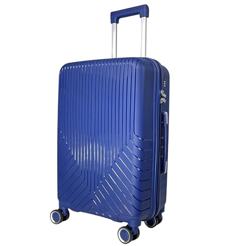 MY TRAVEL BAG Hartschalen-Koffer Trolley Reisekoffer(M/L/XL/XXL oder Set) 4 Doppel-Rollen (Handgepäck (54cm), Blau) von MY TRAVEL BAG