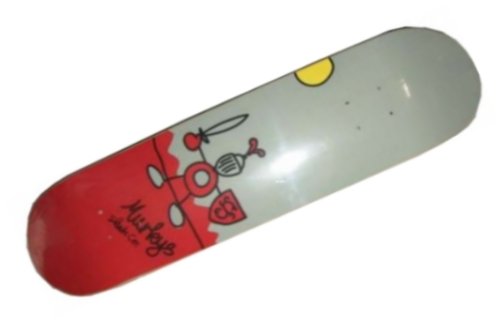 Murkys Skateboard Deck 7.5 - Red/Grey Minilogo Blank Decks Top! von MYBOARDSHOP