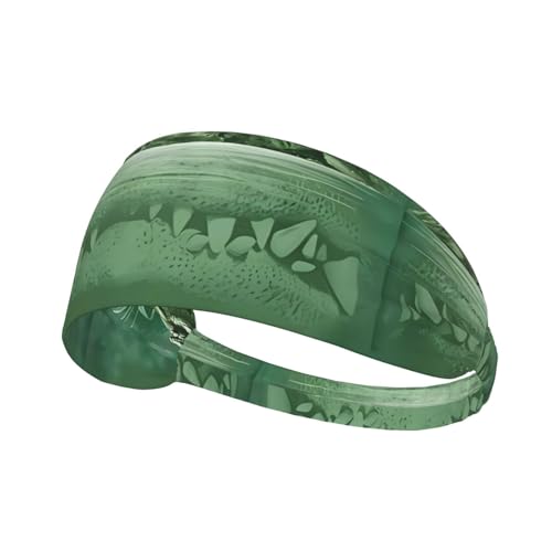 Gator Lurking Green Unisex elastisches Haarband für Outdoor-Sport, Yoga, Laufen, Fitness von MYGANN