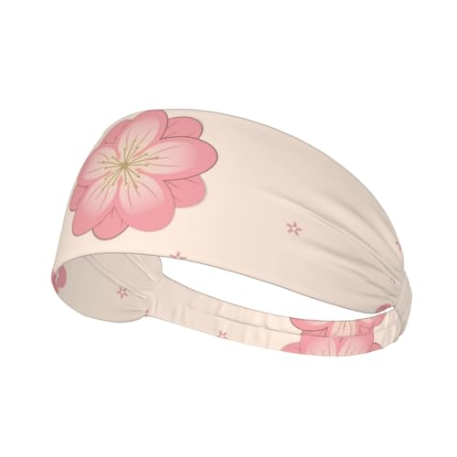 Little Cherry Blossoms Unisex-elastisches Haarband für Outdoor-Sport, Yoga, Laufen, Fitness von MYGANN