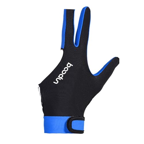 Predator Pool-Handschuhe | Sporthandschuhe, elastisch, ultra-seidig, dünn, atmungsaktiv, rutschfest, 3 offene Finger, Billard-Spleiß-Prozesshandschuhe für linke, rechte Hände. von MYJIO