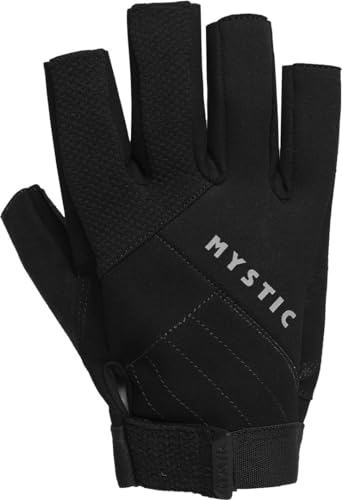 Mystic NEO Rash Short Finger Handschuh 2023 Black, XL von MYSTIC