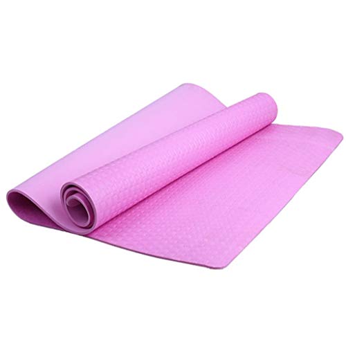 Yogamatte, 4 mm dick, rutschfest, für Gesundheit, Fitn, Yoga-Pads für Übungen von Mabta