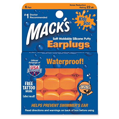 MACK'S® Pillow Soft Earplugs Kids Size (6 pairs) von Mack's