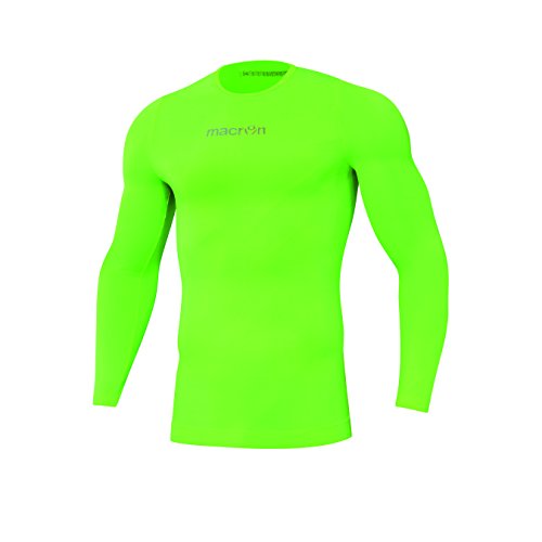 Macron Kompressionsshirt mit Langen Ärmeln Shirt, Grün, XL von Macron