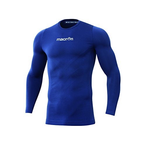 Macron Kompressionsshirt mit Langen Ärmeln Shirt, blau, XS von Macron