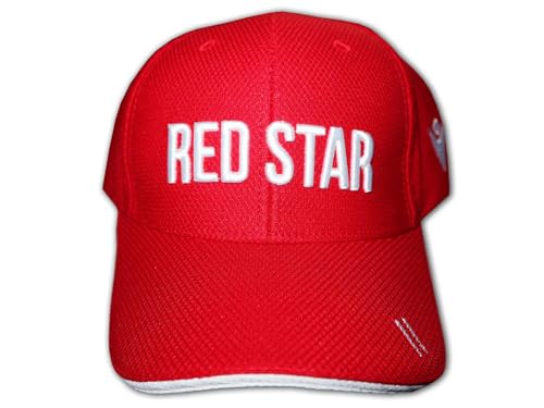 Macron Roter Stern Belgrad Basecap rot RSB Fan Cap Red Star Fanartikel Serbien von Macron