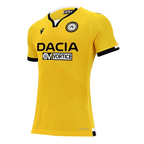 Macron UDI M20 Trikot Wettkampf Third Offizielles Mm SR, Udinese Fußball 2020/21, Herren, Gelb, XL von Macron