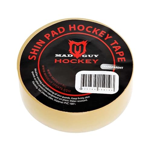 Mad Guy Shin Pad Hockey Transparent Tape 24mm x 20m, 10 Rolls von Mad Guy