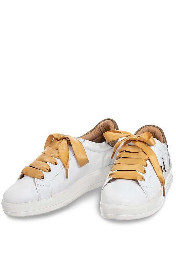 Maddox Schuh DORLE NAPPA weiss gold Sneaker von Maddox