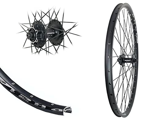 Vorderrad 27,5 Zoll 21-584 Disc DH21 Shimano M475 Scheibenbremse 6 Loch schwarz von Made in Germany Bärwinkels Laufradbau