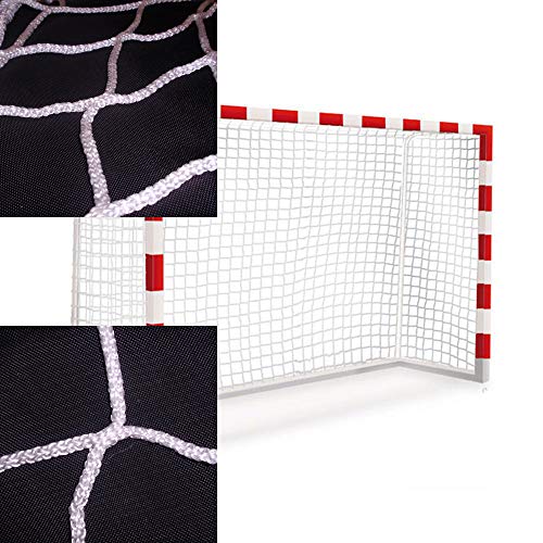Madibo Handballtornetze und Futsal tornetze. Zwei-netztore-Set 3x2m. Polypropylenn knotenlos hochfest. Behandlung gegen UV-Strahlen von Madibo