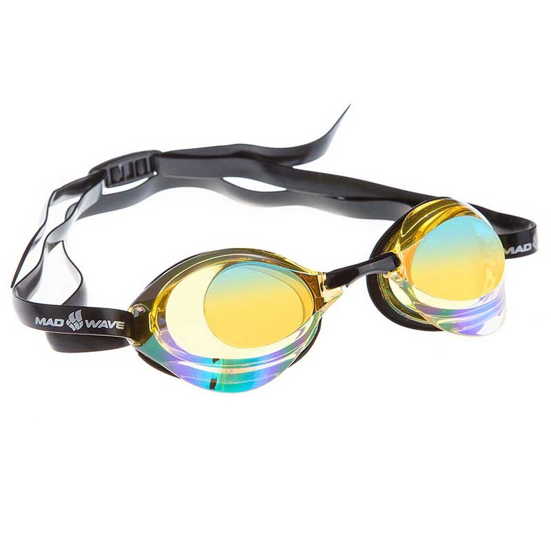Madwave Turbo Racer Ii Rainbow Swimming Goggles Gelb von Madwave