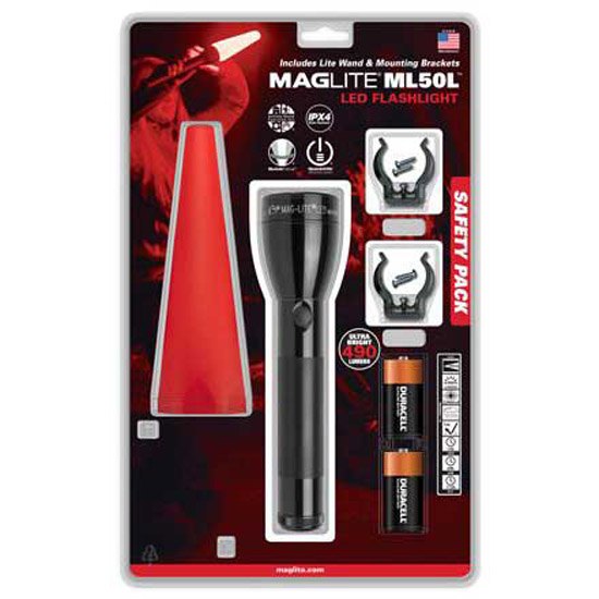 Mag-lite Ml50l Led 2c Safety Pack Lantern Schwarz 490 Lumens von Mag-lite