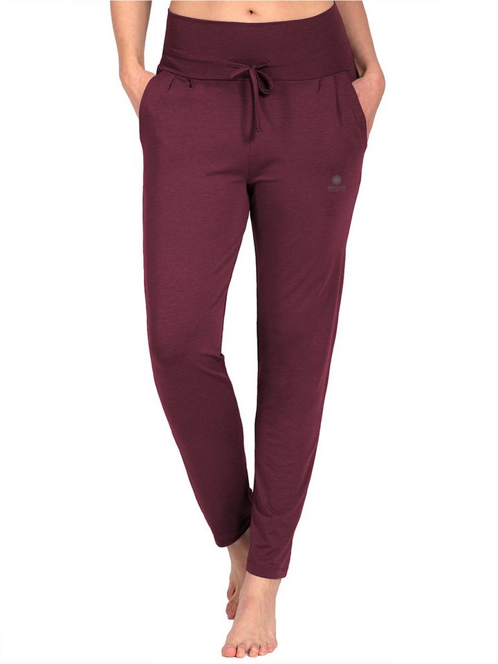 Magadi Yogahose Susan aus weichem Naturmaterial mit Taschen von Magadi