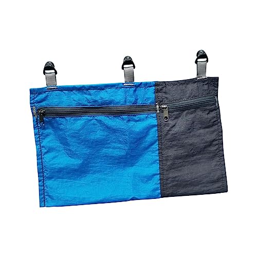 MagiDeal Hängematten-Organizer-Tasche, baumelnde Tasche, tragbar, langlebig, verschiebbar, Hängeaufbewahrungsbehälter, Hängematten-Aufbewahrungstasche für, Blau von MagiDeal