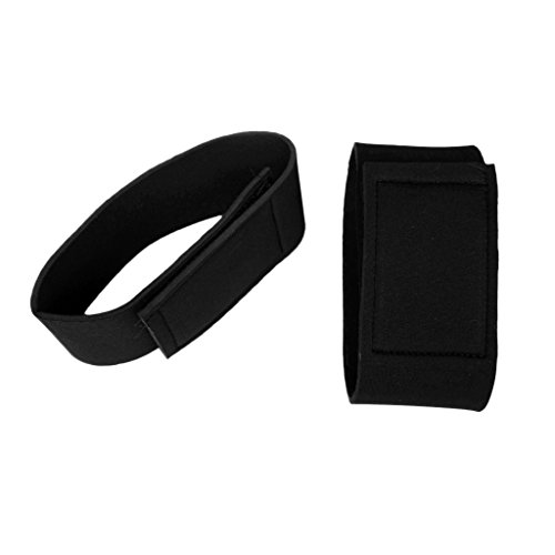 MagiDeal Neopren Hosenband mit Klettverschluss Schwarz Hosenbänder 1 Paar/Set von MagiDeal